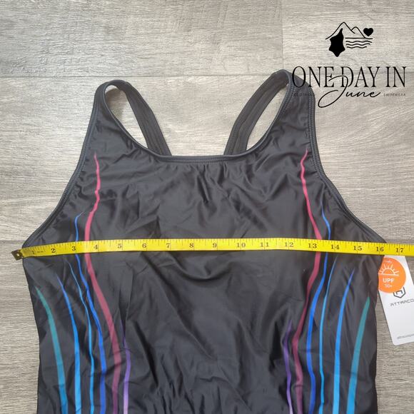 Attraco Boyshort One Piece Swimsuit Size XL - Picture 4 of 6